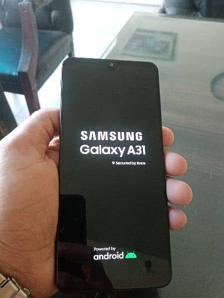 Samsung A 31 for sale box charger 5