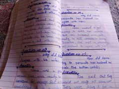 Hand writting assignments