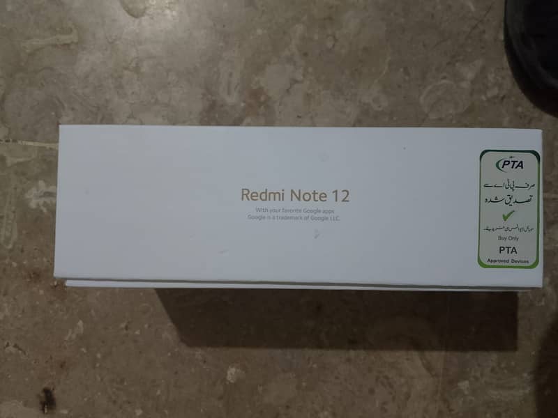 Xiaomi Redmi note 12 ( 125gb ) Pta approved 2