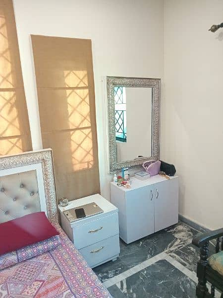 Furnished A/C Room Portion attach bath For Just Singal Female 1