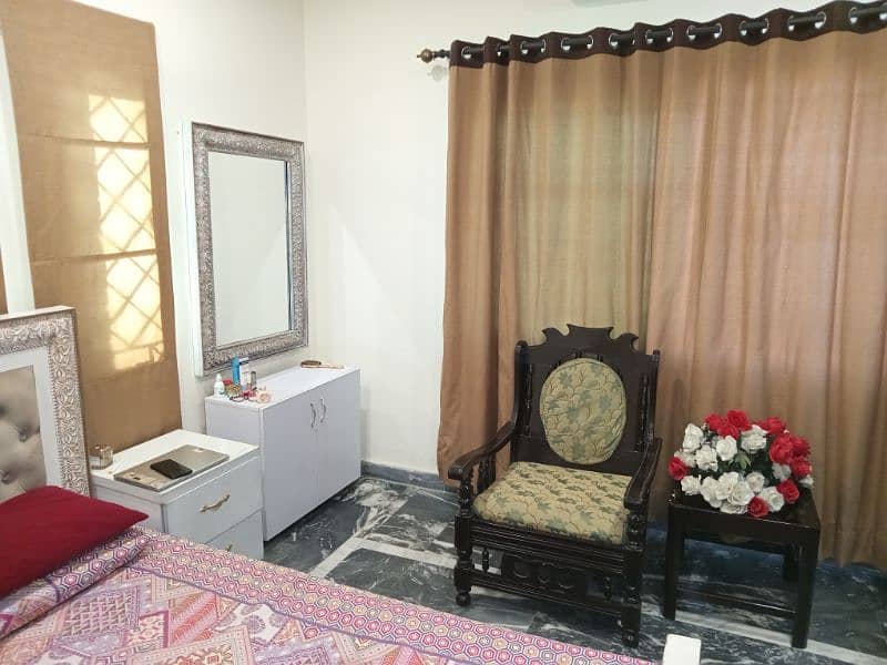 Furnished A/C Room Portion attach bath For Just Singal Female 7