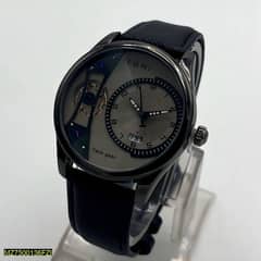 Mens Stainless Steel Analog Watch