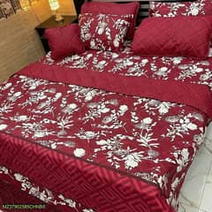 7 Pcs Danier Printed Double Bed Comforter Set