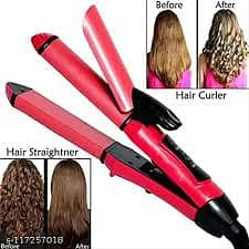 Nova 2in1 Hair Curler and Straightener