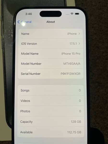 Iphone 15 pro PTA approved 8