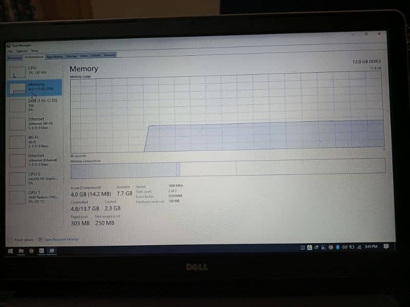 Dell Inspiron 5559 12GB ram 256GB SSD 2.3GHz 6th gen Core i5 processor 6