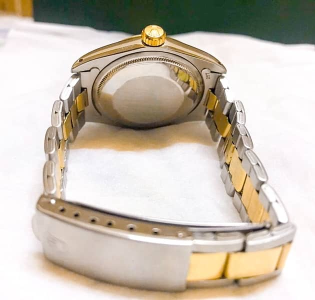 vintage Rolex Oyster Perpetual Date Steel & Gold 1505 watch available 1