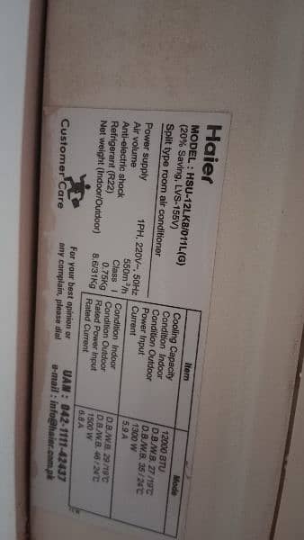Non Invertor Haier Ac