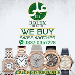 AUTHORIZED BUYER In Swiss Watches Rolex Cartier Omega PP CHOPARD