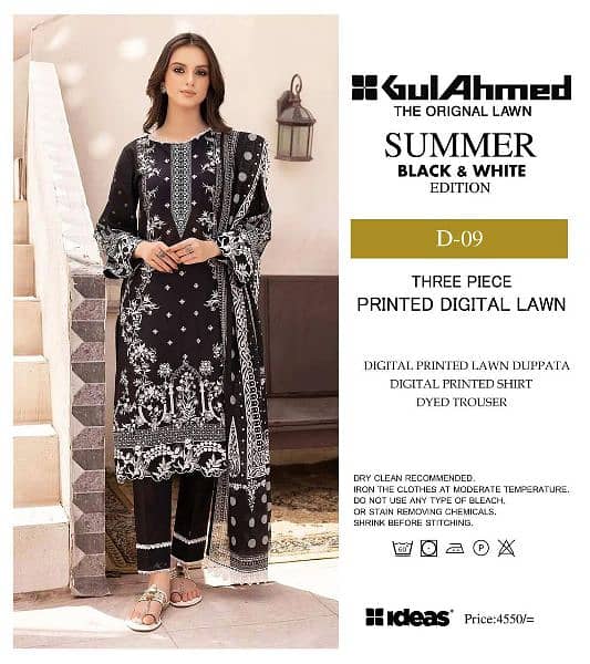 *Brand Name* GUL AHMED _(VOL 2024)_
 *Category* _LAWN 3PC Suit. 3