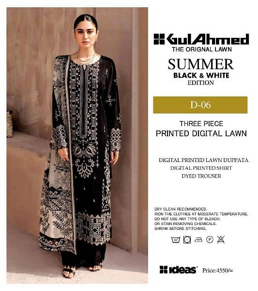 *Brand Name* GUL AHMED _(VOL 2024)_
 *Category* _LAWN 3PC Suit. 9
