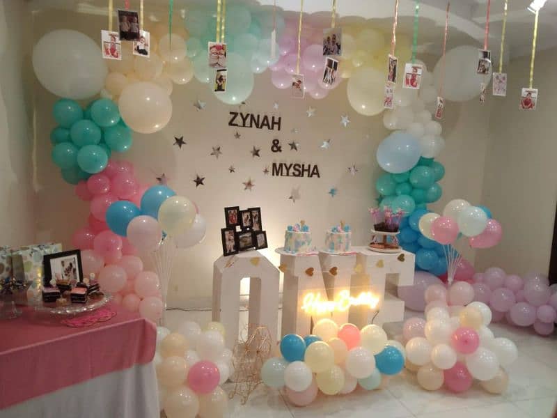 magic show Birthday party Balloon decoration arch cartoon characters 7