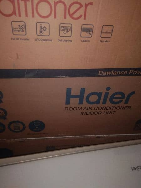 Haier 1.5 ton inverter 1season use only 0