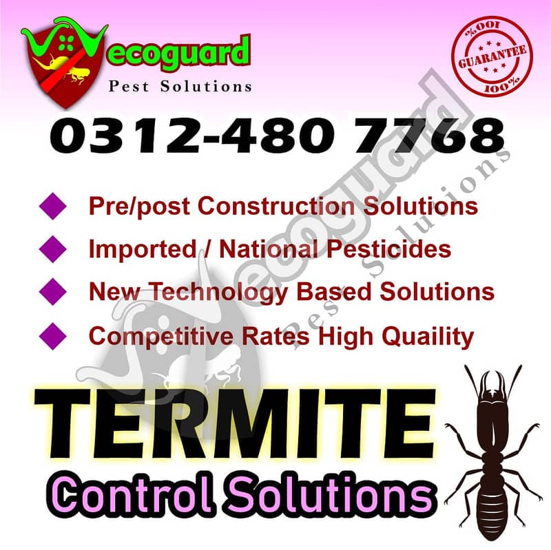 Termite/Pest control treatment/deemak control service/spray fumigation 0
