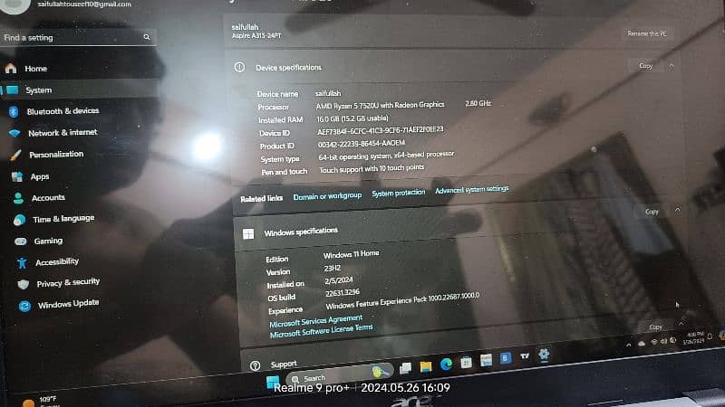 Acer Aspire 3 only 1 month used 0
