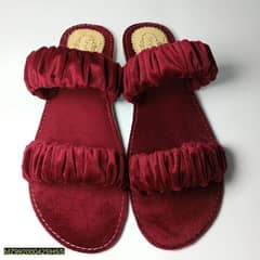red slippers for women