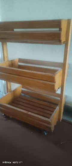 multipurpose wooden trolley for sale 03335877493