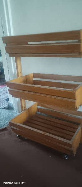 multipurpose wooden trolley for sale 03335877493 2