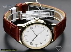 unisex leather luxury watch