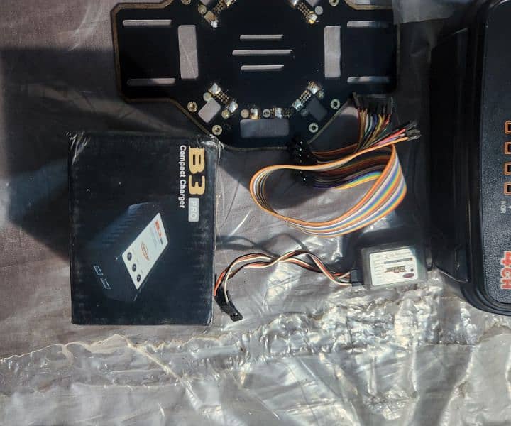 dron spare parts and remote plus receiver 1