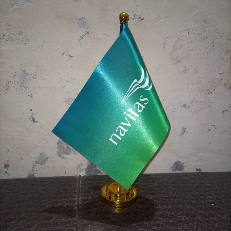 Indoor Flag & Pole for Office Decoration, Palestine Flag, From Lahore 3