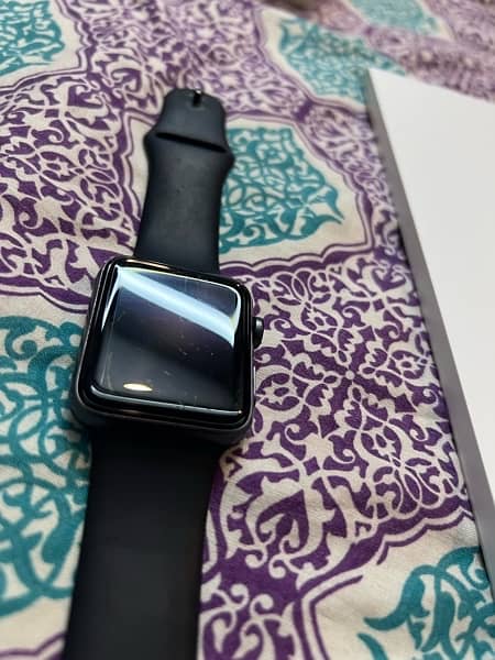 Apple Watch Series 3 42mm Space Gray Aluminum with Black SportBand 3