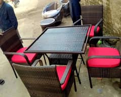 rattan dining table/5 seater dining/chairs/center tables/outdoor chair