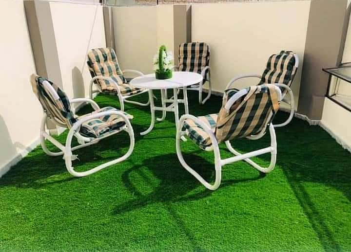 Patio Chairs, Outdoor Lawn garden Swimming Pool PVC plastic furniture 1