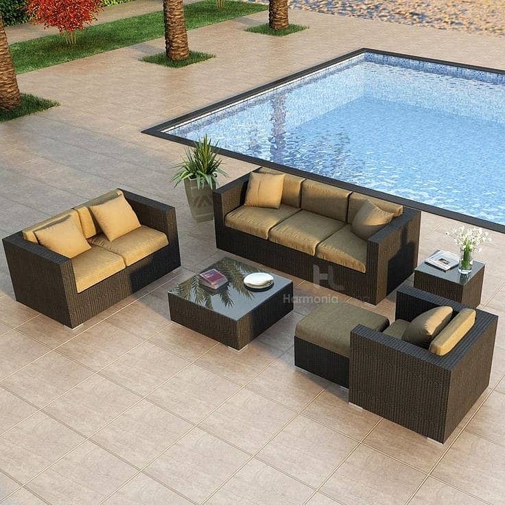 Patio Chairs, Outdoor Lawn garden Swimming Pool PVC plastic furniture 11