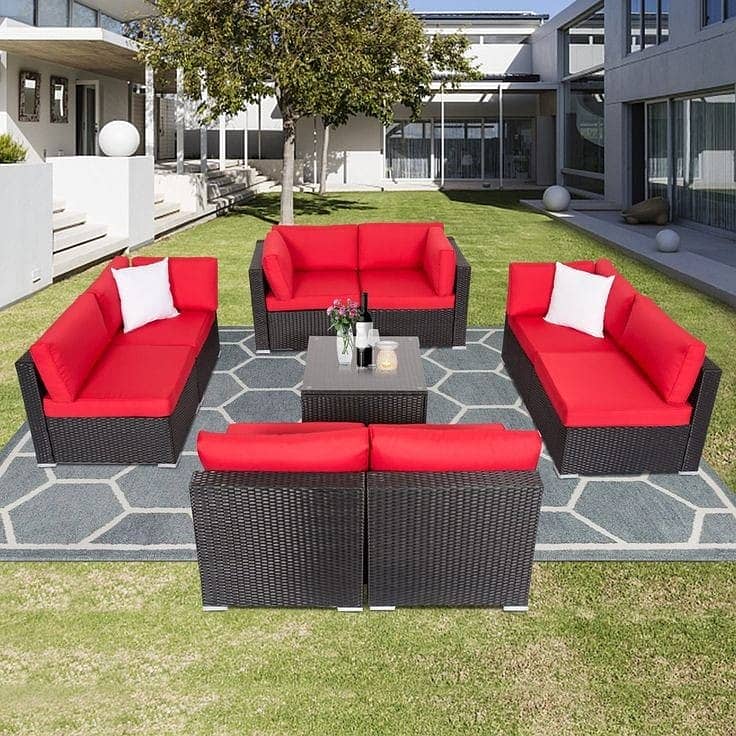 Patio Chairs, Outdoor Lawn garden Swimming Pool PVC plastic furniture 8