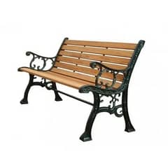 Park seating Lawn Benches, Patios outdoor Wooden Iron Frame Benches 0