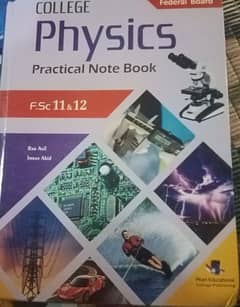 11 and 12 chemistry and physics practical notebook