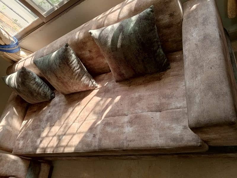 7 seater sofa in Turkish Velvet 4