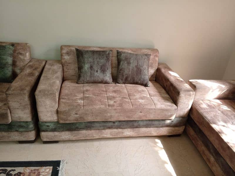 7 seater sofa in Turkish Velvet 11