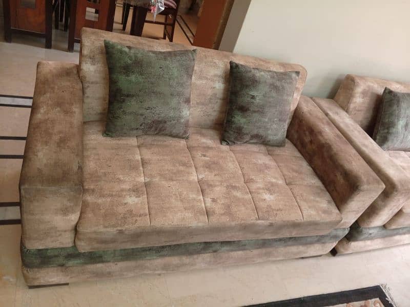 7 seater sofa in Turkish Velvet 18