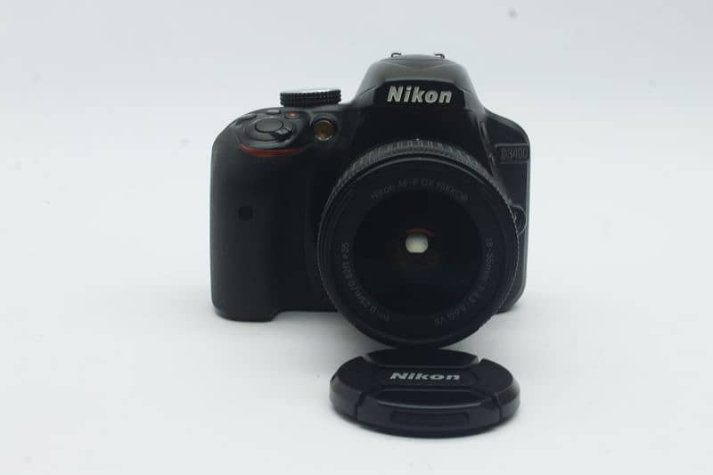 Nikon D3400 with  lens 18-55mm 6