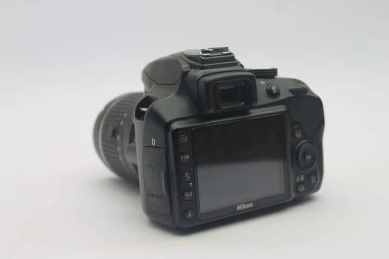 Nikon D3400 with  lens 18-55mm 9