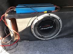 pioneer woofer with amp