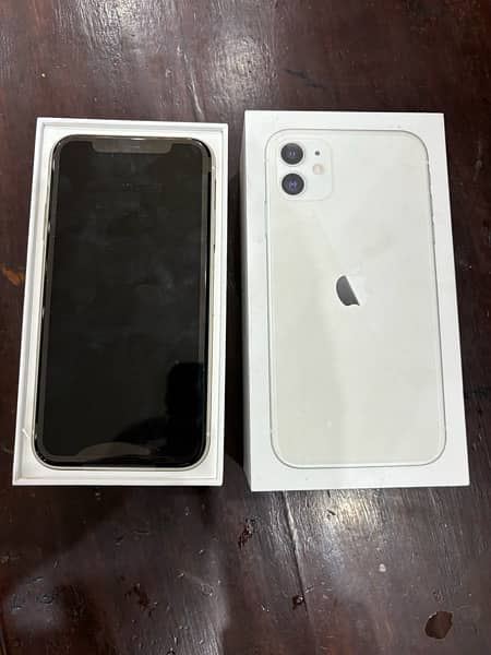 New iPhone 11, 128GB, PTA registered, battery life 100% 1