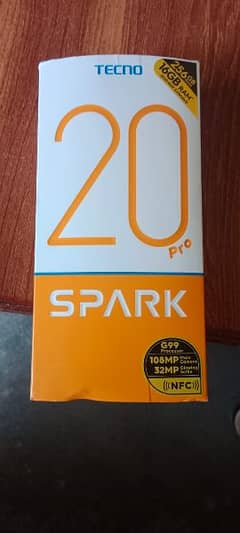 Techno Spark 20 Pro 8GB & 256GB