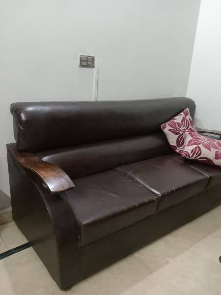 five seater leather sofa set 2