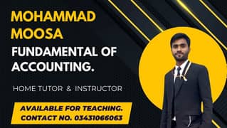 Accounting tutor and Instructor