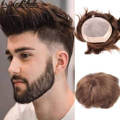 Men wig imported quality _hair patch _hair unit. 03081964955.
