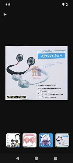 portable rechargeable cooling fan
