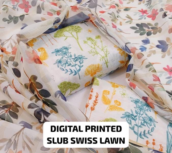 Swiss Slub lawn Collection 3