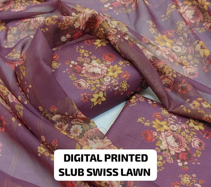 Swiss Slub lawn Collection 4