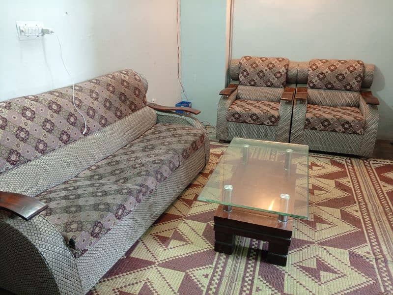 sofa set with glass table 1
