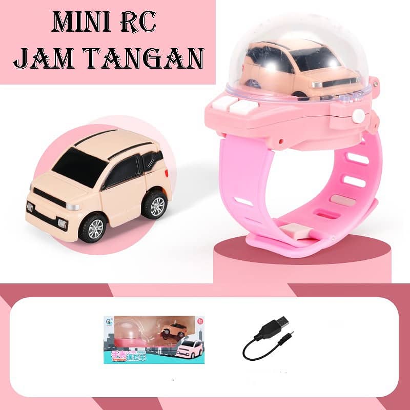 Remote Control Car Alloy RC Car Wrist Racing Watch Interactive Racing 1