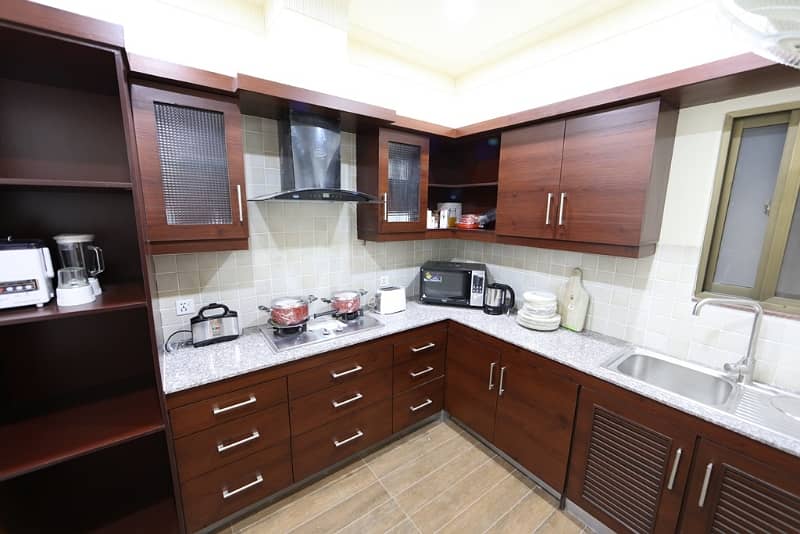 Gulberg flat two bedrooms fully furnish for rent VIP environment same like 5 star hotel 3