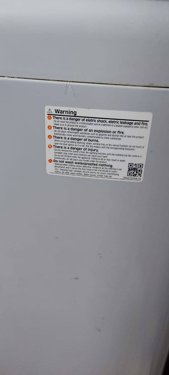 Samsung automatic washing machine WA 70H4000SG 2